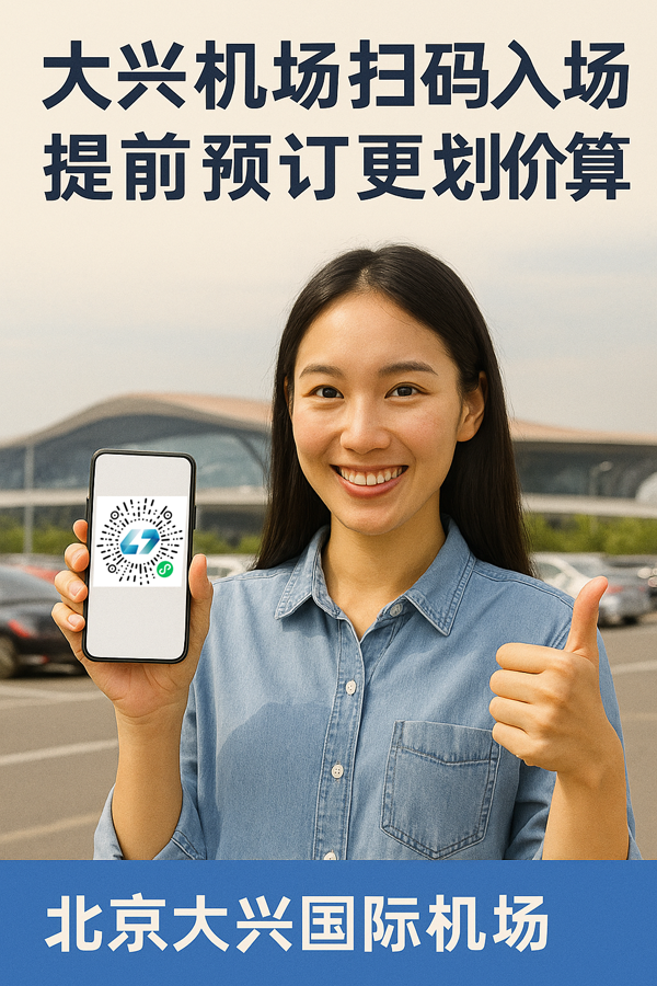大興機(jī)場(chǎng)停車不用愁，手機(jī)下單直接停文鋒